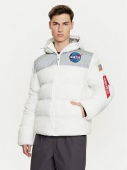 Alpha Industries Kurtka zimowa 148135 Biały Regular Fit. Białe kurtki męskie Alpha Industries, na zimę, m, bez wzorów, z syntetyku, bez kaptura. Za 819.99 zł.