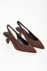 Czółenka zamszowe Pasticcino Orma WEEKEND MAX MARA. Czółenka damskie Weekend Max Mara, bez wzorów, z zamszu, bez obcasa, bez zapięcia. Za 1,879.00 zł.
