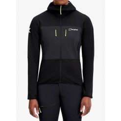 Bluza polarowa damska Berghaus MTN Guide MW Hoody. Czarne bluzy damskie Berghaus, bez wzorów, z polaru, bez kaptura. Za 670.99 zł.