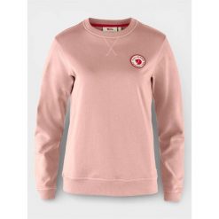 Sweter Damski Fjallraven 1960 Logo Badge. Czerwone swetry damskie Fjällräven, bez wzorów, sportowe, bez kołnierzyka, bez ramiączek, bez kaptura. Za 524.45 zł.