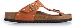 Japonki Birkenstock Gizeh Rivet. Klapki damskie Birkenstock, bez wzorów, sportowe, bez obcasa. Za 1,027.26 zł.