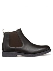 Geox Sztyblety Uomo Claudio U2658A 00043 C6009 Brązowy. Brązowe botki męskie Geox, bez wzorów, ze skóry, bez zapięcia. Za 349.99 zł.