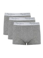 Pepe Jeans Bokserki "Wray 3-Pack" | PMU10772 | Wray | Mężczyzna | Szary. Szare bokserki męskie Pepe Jeans, m, bez wzorów, z bawełny. W wyprzedaży za 119.00 zł.