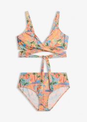 Kopertowe bikini bustier (2 części). Czerwone bikini damskie bonprix, bez wzorów. Za 79.99 zł.