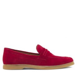 Mokasyny Lasocki. Czerwone mokasyny damskie Lasocki. Za 179.99 zł.