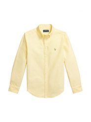 Polo Ralph Lauren Koszula 323A12748003 Żółty Regular Fit. Żółte koszule dla chłopców Polo Ralph Lauren, bez wzorów, z bawełny, bez kołnierzyka, bez ramiączek. Za 439.99 zł.