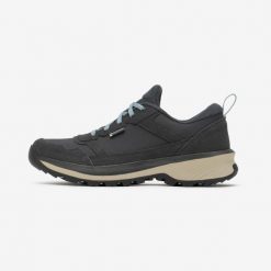 Buty turystyczne damskie Quechua NH500 niskie skóra wodoodporne. Niebieskie obuwie sportowe damskie QUECHUA, trekkingowe. Za 249.99 zł.