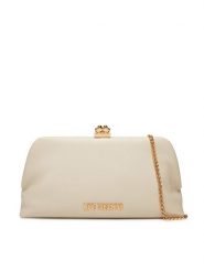 LOVE MOSCHINO Torebka JC4287PP0MKP0110 Écru. Torebki do ręki damskie Love Moschino, bez wzorów, ze skóry, wizytowe, bez dodatków. Za 579.99 zł.
