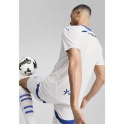 Al Hilal Saudi F.C. Męska koszulka wyjazdowa Stade Rennais F.C. PUMA. Białe koszulki sportowe męskie Puma, m, bez wzorów, bez kołnierzyka, bez ramiączek, do piłki nożnej. W wyprzedaży za 269.00 zł.
