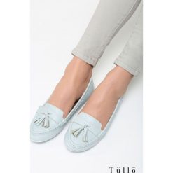 Niebieskie Mokasyny Vestigial. Niebieskie mokasyny damskie Born2be, z materiału. Za 59.99 zł.