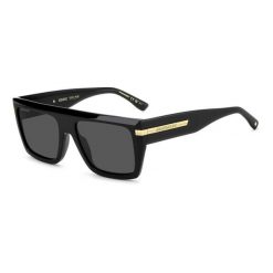 Okulary przeciwsłoneczne męskie DSQUARED2 D2 0177/S 807 IR, rozmiar 56 mm. Czarne okulary przeciwsłoneczne męskie Dsquared. Za 1,145.30 zł.