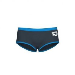 Szorty kąpielowe Arena One Big Logo Low. Niebieskie krótkie spodenki sportowe męskie Arena, m, bez wzorów, z materiału, na fitness i siłownię. Za 149.99 zł.