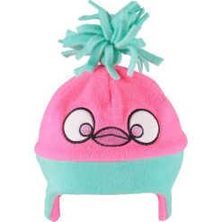 Czapka polarowa w kolorze różowo-turkusowym. Czerwone czapki dla dzieci CMP Kids, bez wzorów, z polaru. W wyprzedaży za 42.95 zł.