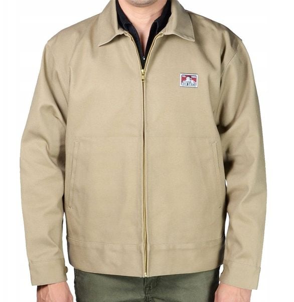Kurtka Ben Davis Eisenhower Khaki. Brązowe kurtki męskie Dickies, m, bez wzorów, bez kaptura. Za 454.26 zł.
