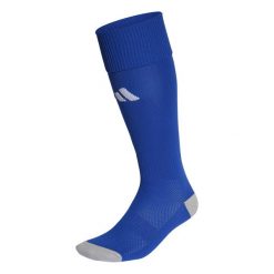 Getry piłkarskie Adidas Milano 23. Niebieskie legginsy sportowe męskie Adidas, bez wzorów, z dzianiny, na fitness i siłownię. Za 30.99 zł.