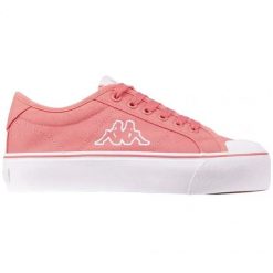Buty Kappa Boron Low Pf 243162 2210 różowe. Czerwone trampki i tenisówki damskie bez wzorów, klasyczne, bez zapięcia. Za 177.70 zł.