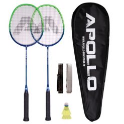 Zestaw Badmintonowy Dla Dzieci i Dorosłych Match Pro z Torbą i Lotkami. Niebieskie torby i plecaki dziecięce Apollo. Za 174.99 zł.