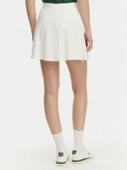 Lacoste Spódnica tenisowa JF0218 Biały Regular Fit. Białe szorty sportowe damskie Lacoste, bez wzorów, z syntetyku, sportowe, tenisowe. Za 359.99 zł.