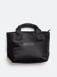 Torebka damska typu shopperka czarna oo574024 906. Czarne plecaki damskie Big Star, bez wzorów, z materiału, eleganckie. W wyprzedaży za 129.99 zł.