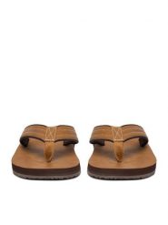 Quiksilver Japonki CEO-MIAMI-01 Brązowy. Brązowe klapki męskie Quiksilver, z materiału. Za 99.99 zł.