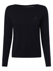 Tommy Hilfiger Sweter Kobiety niebieski, S. Niebieskie swetry damskie Tommy Hilfiger, s, bez wzorów, z dzianiny, eleganckie, bez kołnierzyka, bez ramiączek, bez kaptura. Za 489.95 zł.
