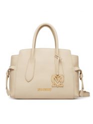 LOVE MOSCHINO Torebka JC4055PP1PLL0110 Kremowy. Białe torebki do ręki damskie Love Moschino, bez wzorów, ze skóry, bez dodatków. Za 1,009.00 zł.