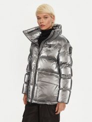 Blauer Kurtka zimowa 24WBLDC02250 Srebrny Regular Fit. Szare kurtki damskie Blauer, na zimę, xs, bez wzorów, z syntetyku, bez kaptura. Za 1,259.00 zł.