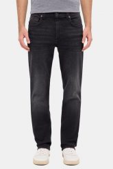Męskie Spodnie Jeansowe Mustang Style Washington Straight Denim Black 1016334 4000 802. Czarne spodnie materiałowe męskie Mustang, l, bez wzorów, z denimu. Za 219.99 zł.