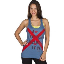 Reebok Koszulka damska RCF Graph Tank Beau Slate 631 niebieska r. XS. T-shirty damskie marki Reebok. Za 103.34 zł.