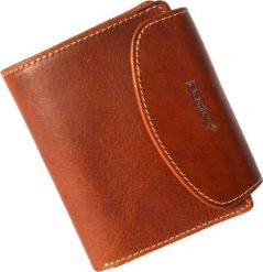 Bartex Bartex skórzany portfel damski 009D Ochrona RFID 009D. Brązowe portfele damskie Bartex, bez wzorów. Za 149.00 zł.