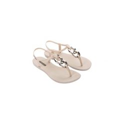 Sandały damskie Ipanema Class Connect. Brązowe klapki damskie Ipanema, bez wzorów, bez obcasa, bez zapięcia. Za 109.80 zł.