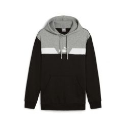Bluza z kapturem Puma Power Colorblock. Czarne bluzy męskie Puma, na jesień, s, bez wzorów, z materiału, z kapturem. Za 175.99 zł.