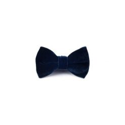 MUCHA BAWEŁNIANA GOTOWA BLUE VELVET. Niebieskie krawaty i muchy R3s men's accessories, z bawełny. Za 59.00 zł.