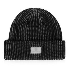 Czapka męska melanżowa WINTER BETLEWSKI® czarny. Czarne czapki i kapelusze męskie bez wzorów. Za 24.60 zł.