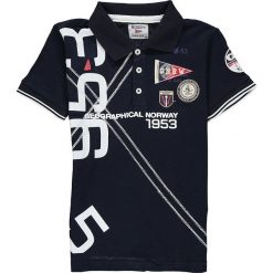 Koszulka polo w kolorze granatowym. T-shirty dla chłopców Geographical Norway Kids & Ladies. W wyprzedaży za 78.95 zł.