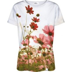 Colour Pleasure Koszulka damska CP-030 213 biało-zielona r. XL/XXL. T-shirty damskie marki Colour Pleasure. Za 70.35 zł.