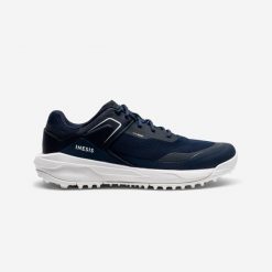 Buty do golfa damskie Inesis WW500 oddychające. Białe obuwie sportowe damskie INESIS, w ażurowe wzory, z kauczuku, na golfa. Za 149.99 zł.