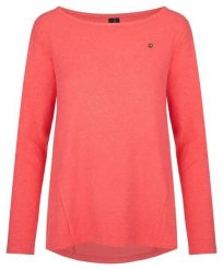 T-shirt damski Loap Bebida czerwony. Czerwone t-shirty damskie Scarpa, uniwersalny, z aplikacjami, z elastanu, bez kołnierzyka. Za 127.99 zł.