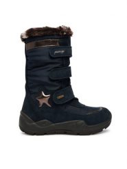 Primigi Śniegowce GORE-TEX 2379000 S Granatowy. Niebieskie buty zimowe dziewczęce Primigi, bez wzorów, z gore-texu, bez zapięcia. Za 459.99 zł.