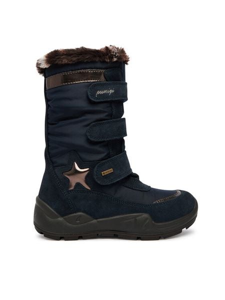 Primigi Śniegowce GORE-TEX 2379000 S Granatowy. Niebieskie buty zimowe dziewczęce Primigi, bez wzorów, z gore-texu, bez zapięcia. Za 459.99 zł.