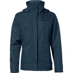 Kurtka przeciwdeszczowa damska Vaude Escape Light Jacket. Niebieskie kurtki sportowe damskie Vaude, m, bez wzorów, bez kaptura, trekkingowe. Za 366.99 zł.