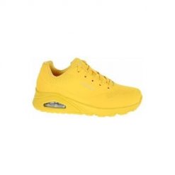 Buty do chodzenia damskie Skechers Uno Stand ON Air. Żółte obuwie sportowe damskie Skechers, bez wzorów, z materiału, trekkingowe. Za 366.00 zł.