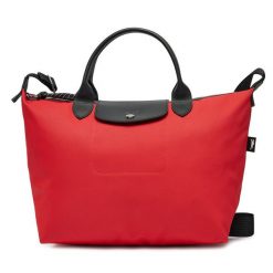Torebka Longchamp. Czerwone torebki do ręki damskie Longchamp, bez wzorów, bez dodatków. Za 1,639.00 zł.