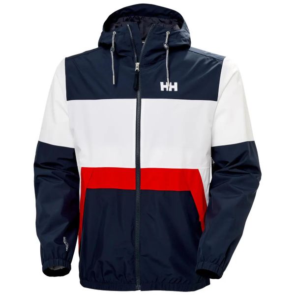 Kurtka wodoodporna Helly Hansen Koster. Niebieskie kurtki męskie Helly Hansen, m, bez wzorów, z materiału, bez kaptura. Za 586.00 zł.