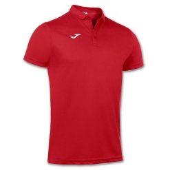 Koszulka polo do tenisa męska Joma Hobby. Czerwone koszulki polo męskie Joma, l, bez wzorów, z bawełny, sportowe, bez ramiączek. Za 174.00 zł.