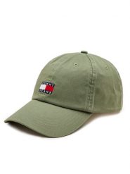 Tommy Jeans Czapka z daszkiem Tjm Heritage 6 Panel Cap AM0AM12020 Zielony. Zielone rękawiczki męskie Tommy Jeans, bez wzorów, z bawełny. Za 119.99 zł.