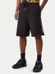 Versace Jeans Couture Szorty sportowe 80GADT00 CF01T Czarny Regular Fit. Czarne krótkie spodenki sportowe męskie Versace Jeans Couture, m, bez wzorów, z bawełny. Za 789.99 zł.