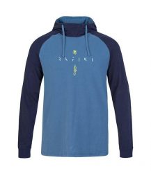Bluza z kapturem Rafiki Traverse. Niebieskie bluzy męskie Rafiki, m, bez wzorów, z bawełny, z kapturem. Za 336.35 zł.