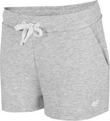 4f Spodenki (H4L22-SKDD350 27M) szary r. XS. Szare szorty sportowe damskie 4f, l, bez wzorów, sportowe. Za 45.00 zł.