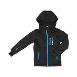 Kurtka softshellowa dla dzieci Peak Mountain Ecanne. Czarne kurtki i płaszcze dla chłopców Peak Mountain, bez wzorów, bez kaptura. Za 255.00 zł.